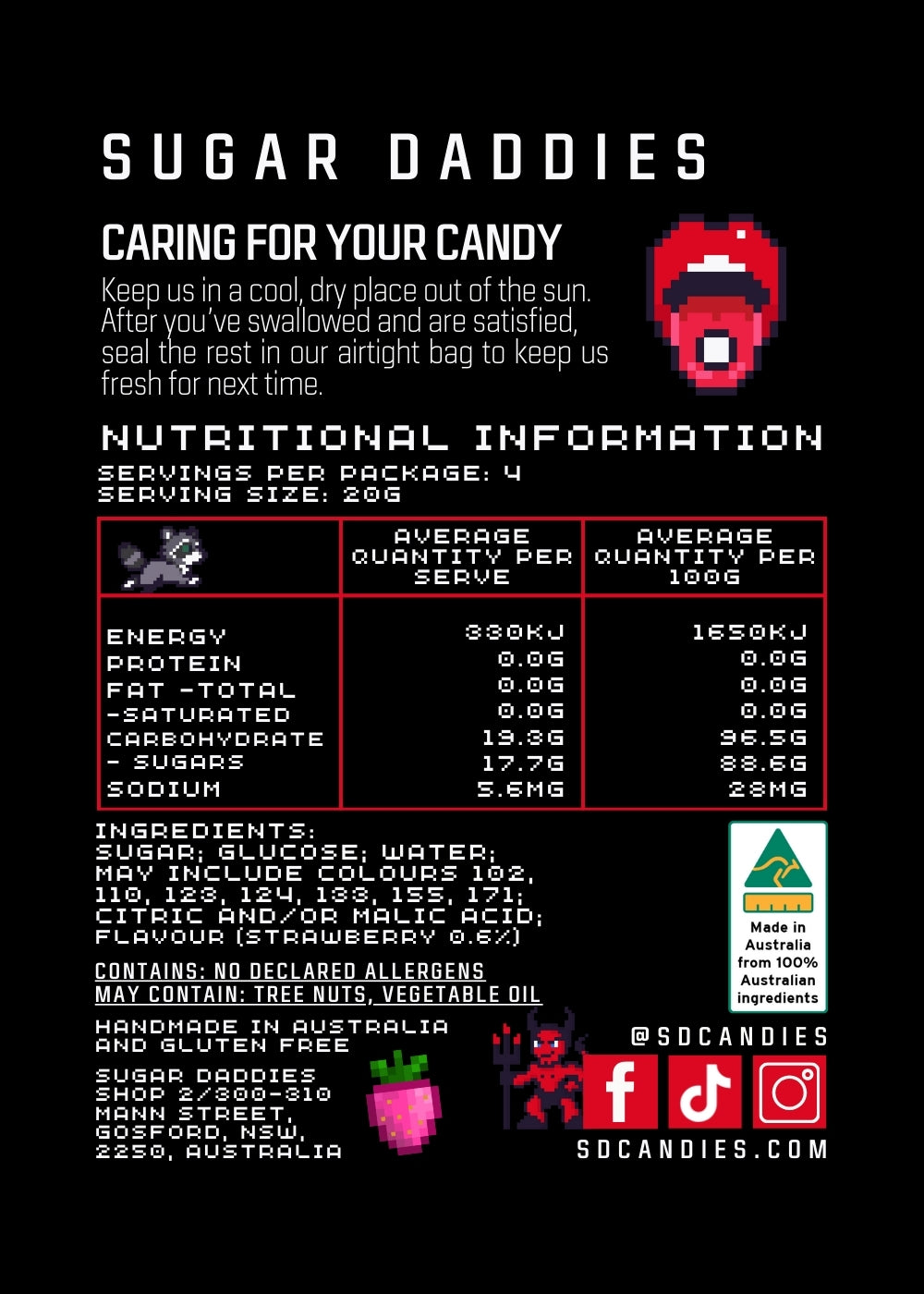 Satisfying Strawberry -80g-